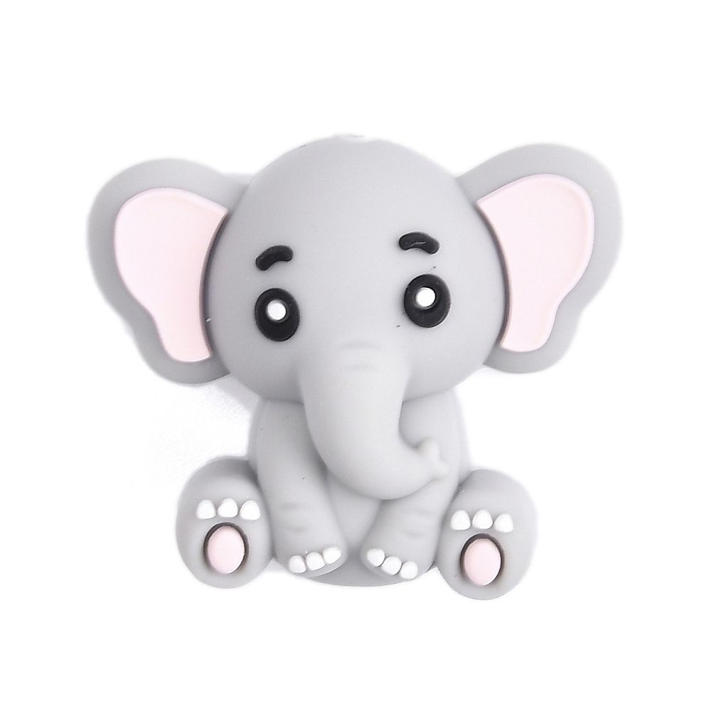 Siliconen Figuur - Olifant, Grijs