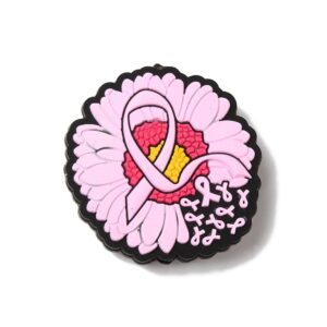 Siliconen Figuur - Pink Ribbon Flower