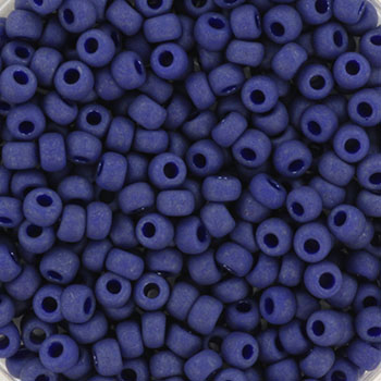Miyuki Rocailles 8/0 - Opaque Matte Luster Cobalt