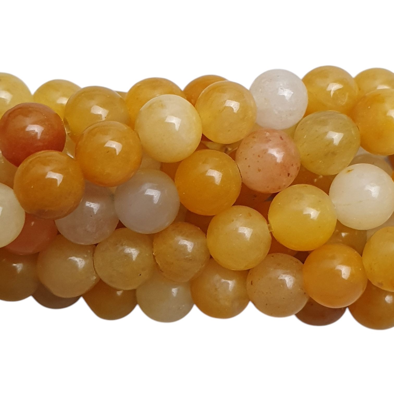 Natuursteen Rond - Gele Jade - 4,6mm