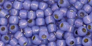 Toho, 6/0 - PermaFinish Translucent Silver-Lined Indigo