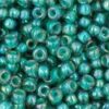 Toho, 11/0 - Inside-Color Rainbow Lt Sapphire/Opaque Teal-Lined