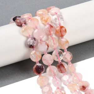 Alternative view of Natuursteen Facet Coin M - Hematoide Quartz