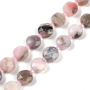 Natuursteen Facet Coin M - Pink Opal