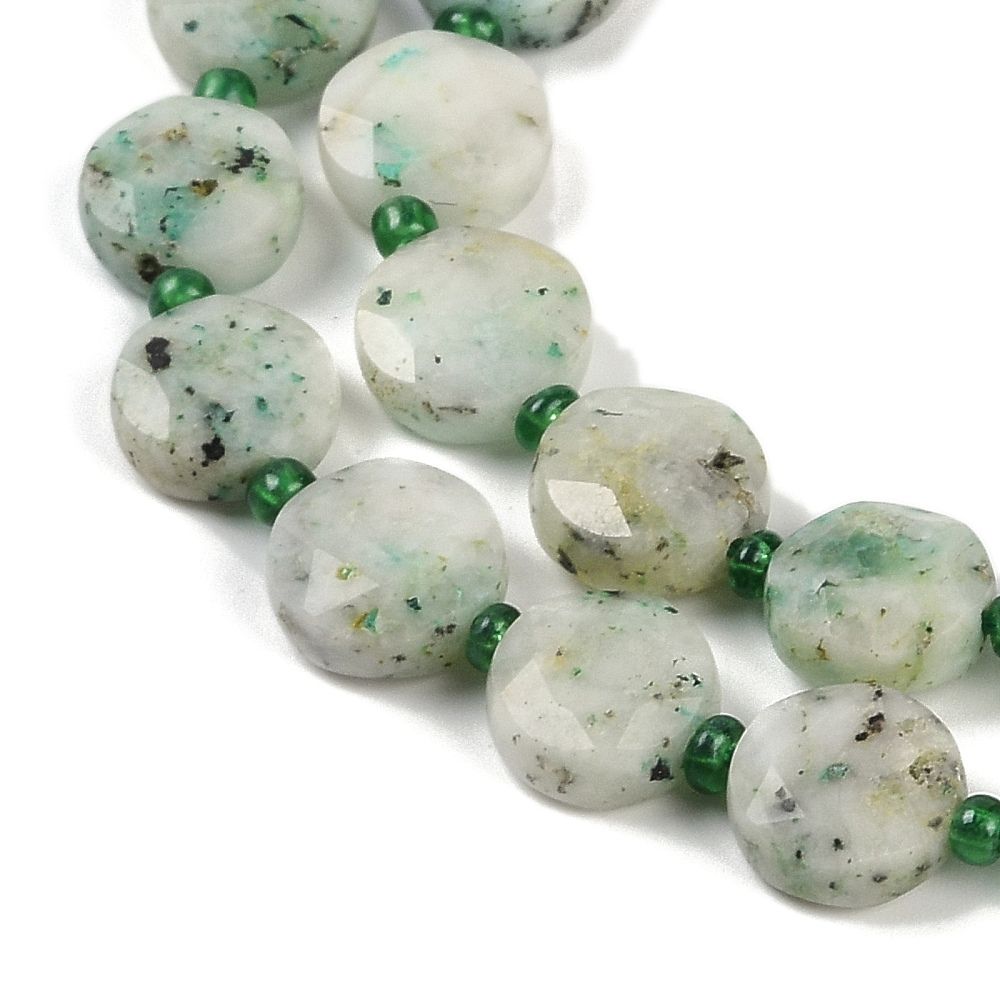 Natuursteen Facet Coin M - Chrysocolla