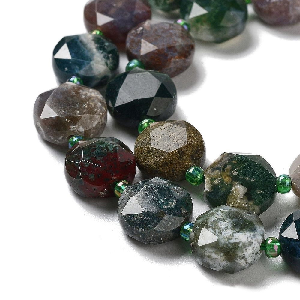 Natuursteen Facet Coin M - Fancy Jaspis