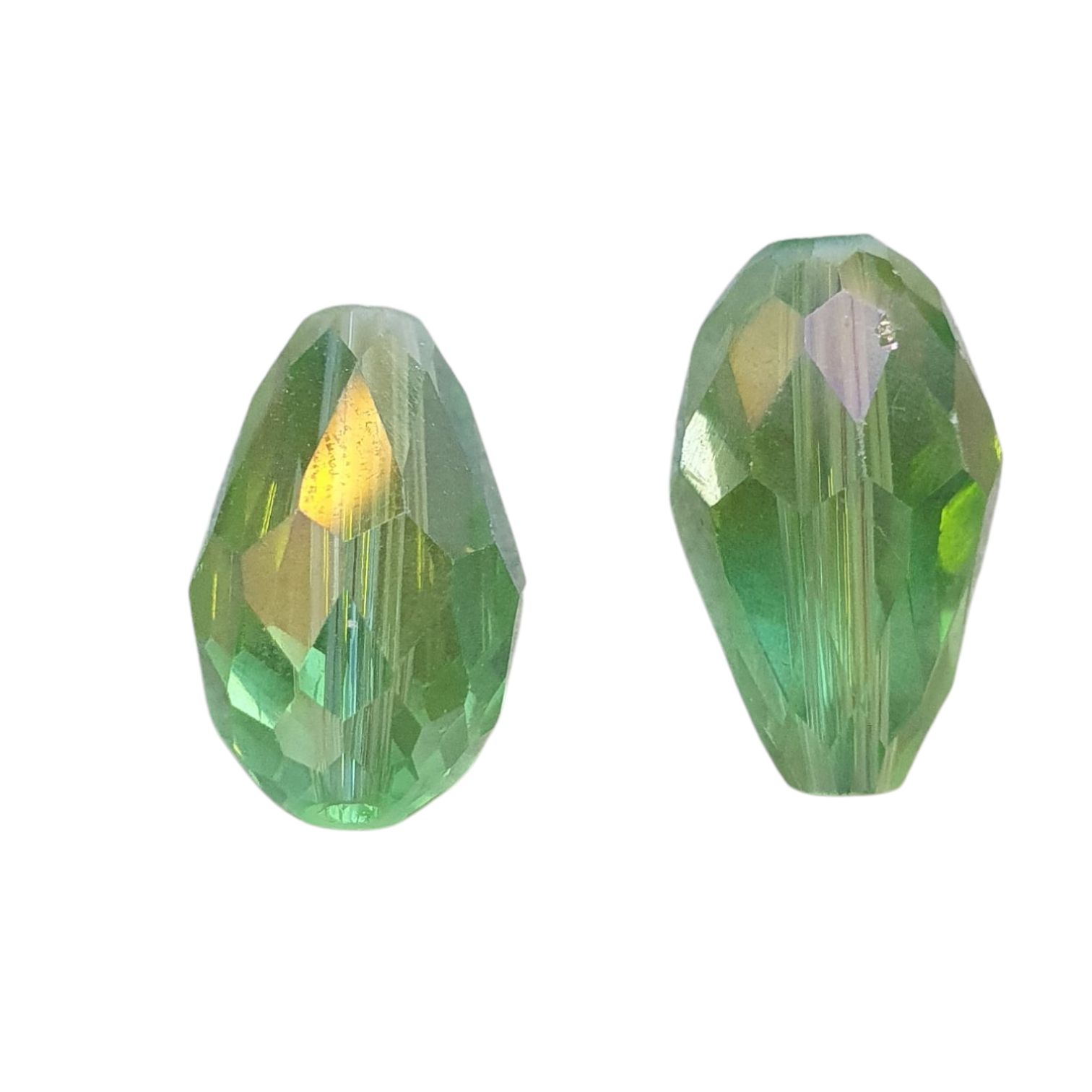 Facet Druppel - Light Green AB