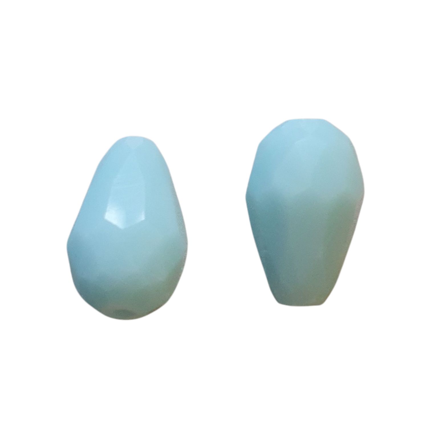 Facet Druppel - Opaque Light Blue