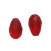 Facet Druppel - Translucent Red