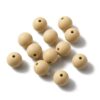 Siliconen, 12mm - Rond - Beige