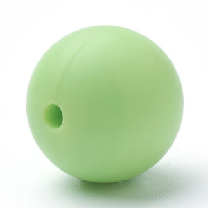 Siliconen, 9mm - Rond - Pale Green