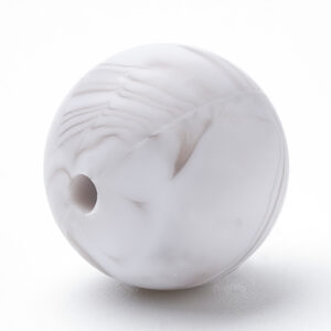 Siliconen, 9mm - Rond - WhiteSmoke