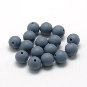 Siliconen, 9mm - Rond - Slate Grey