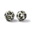 Siliconen, 12mm - Rond - Print Leopard