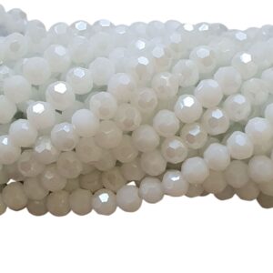 Facet Rond - Pearl Luster White