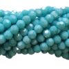Facet Rond - Dark Turquoise Soft-AB