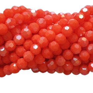 Facet Rond - Opaque Orange Soft-AB