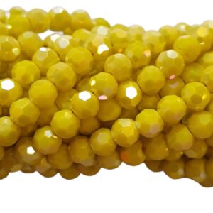 Facet Rond - Yellow Luster AB