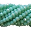 Facet Rond - Turquoise Green Soft-AB