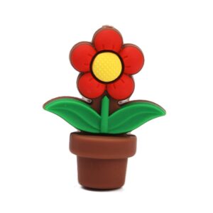 Siliconen Figuur - Rode Bloem