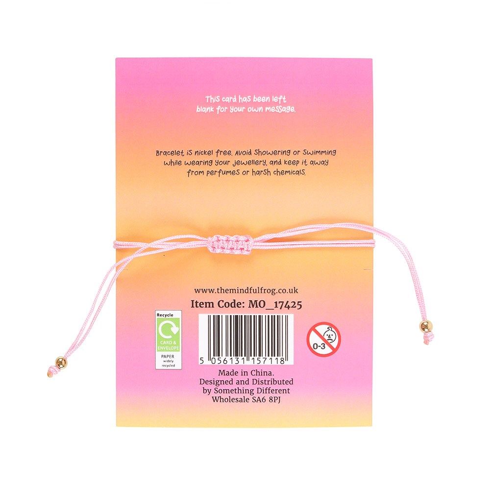 “You Are Loved” – Armband met Rozenkwarts Hart & Lieve Boodschap - Afbeelding 5