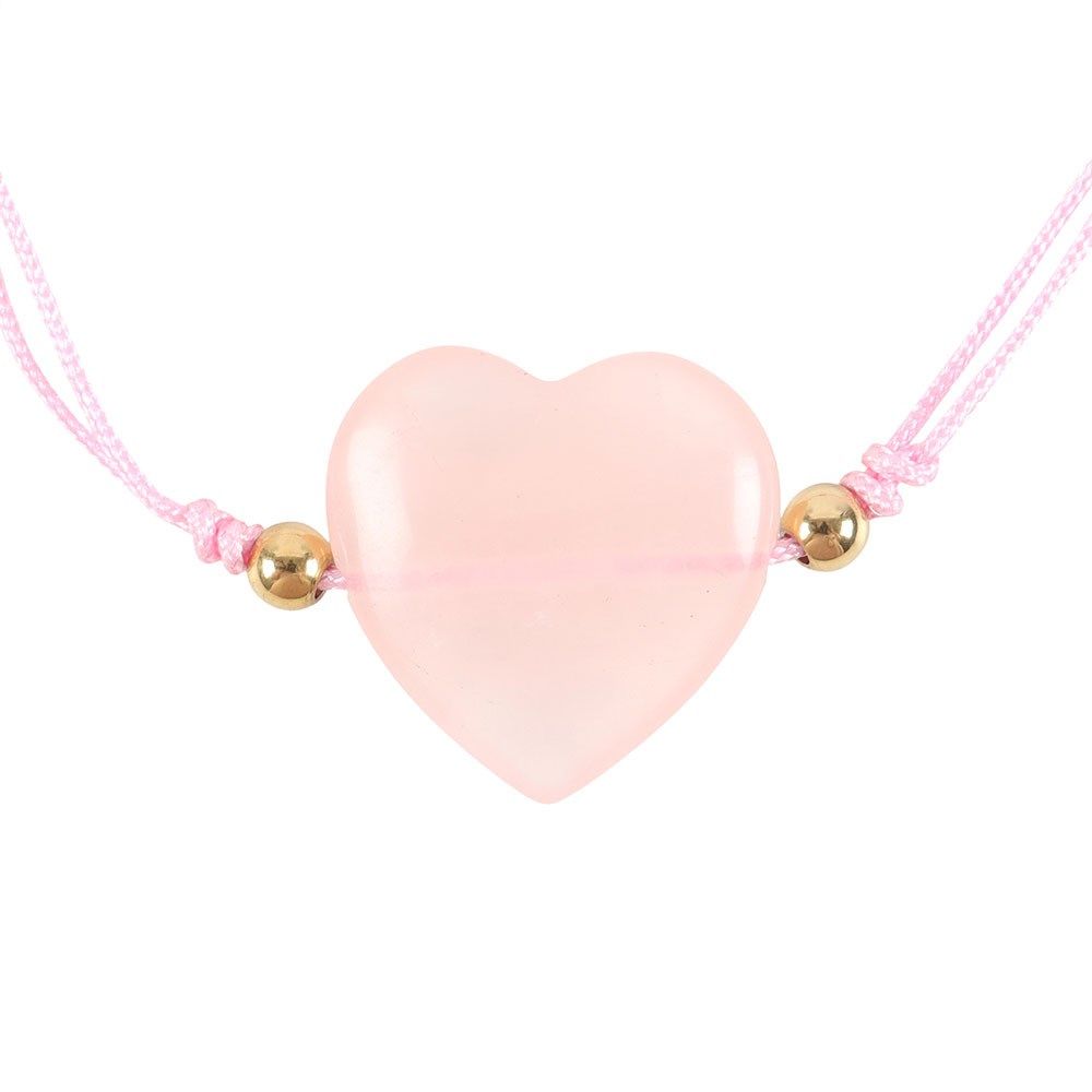 “You Are Loved” – Armband met Rozenkwarts Hart & Lieve Boodschap - Afbeelding 3