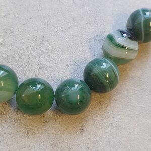 Natuursteen - Agaat, Groen (bijgekleurd) - 10mm
