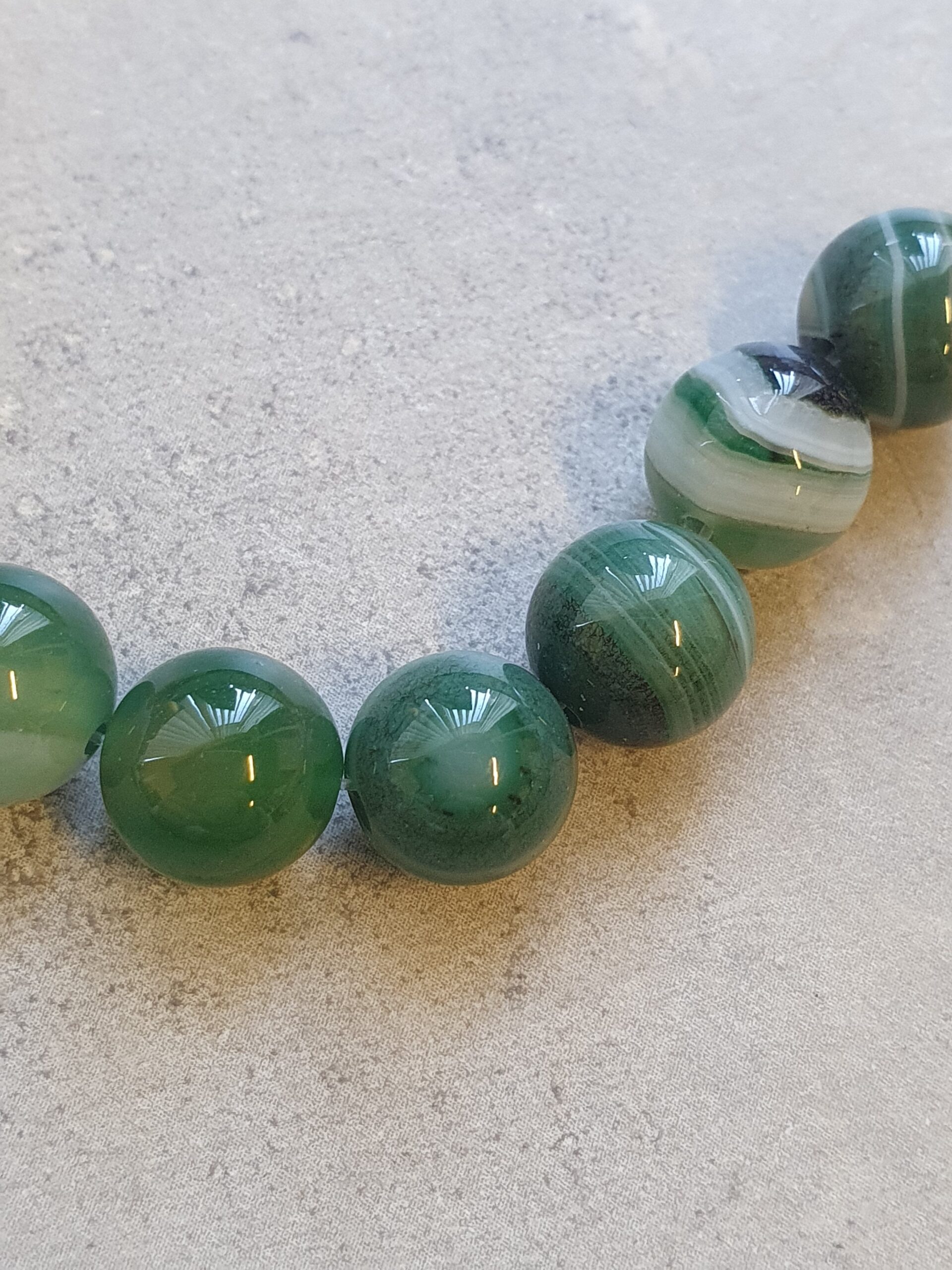 Natuursteen - Agaat, Groen (bijgekleurd) - 10mm