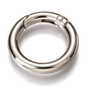 Sleutelhanger Ring - Antiek Zilver