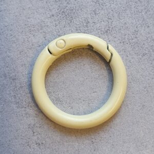 Sleutelhanger Ring - Ivory Yellow