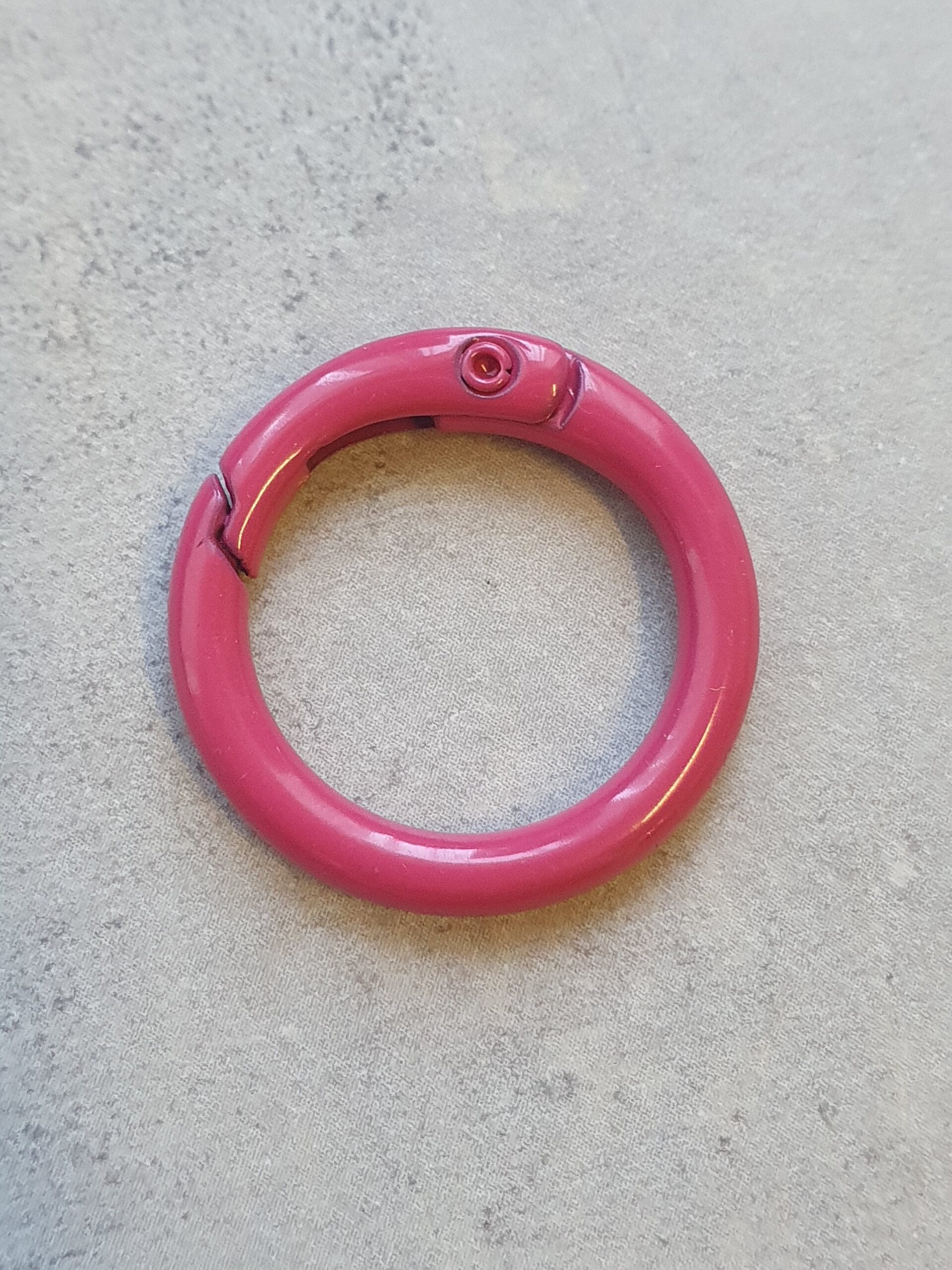 Sleutelhanger Ring - Hot Pink