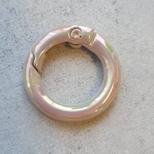 Sleutelhanger Ring - Shimmer - Dark Ivory