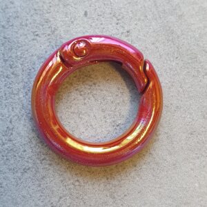 Sleutelhanger Ring - Shimmer - Dark Red