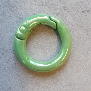 Sleutelhanger Ring - Shimmer - Apple Green