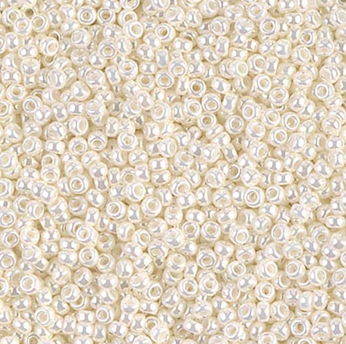 Miyuki Rocailles 11/0 - Ceylon Ivory Pearl