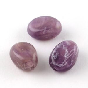 Acryl, Candy Beads, Nuggets - Imi Gemstone, Black Currant
