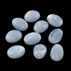 Acryl, Candy Beads, Nuggets - Imi Gemstone, Ice Blue