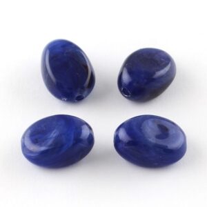 Acryl, Candy Beads, Nuggets - Imi Gemstone, Dark Blue