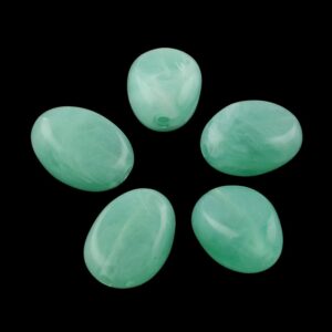 Acryl, Candy Beads, Nuggets - Imi Gemstone, Aquamarine