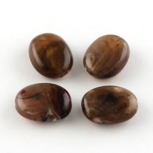 Acryl, Candy Beads, Ovaal - Imi Gemstone, Camel