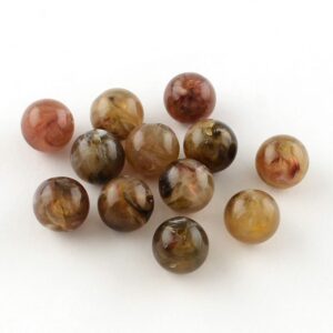 Imitatie Gemstone - Imi Gemstone, Chocolate - ca. 8mm