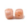 Acryl, Candy Beads, Cube - Imi Gemstone, Light Salmon