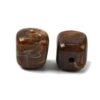 Acryl, Candy Beads, Cube - Imi Gemstone, Dark Wood Brown