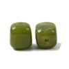 Acryl, Candy Beads, Cube - Imi Gemstone, Dark Olive Green