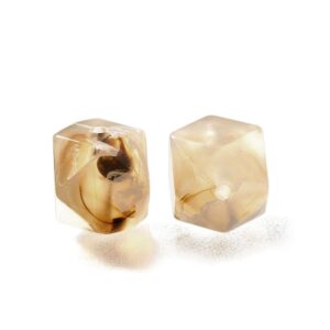 Acryl, Candy Beads, Polygon - Imi Gemstone, Goldenrod