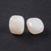 Acryl, Candy Beads, Pillow - Imi Gemstone, Off-White