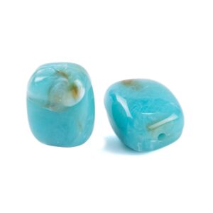 Acryl, Candy Beads, Pillow - Imi Gemstone, Turquoise