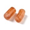 Acryl, Candy Beads, Big Tube - Imi Gemstone, Sienna Red