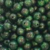 Acryl, Candy Beads, Rond 13mm - Imi Gemstone, Tiger Eye Dark Green