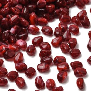 Acryl, Candy Beads, Mini Chip - Imi Gemstone, Dark Red